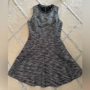 Madewell black and white dress